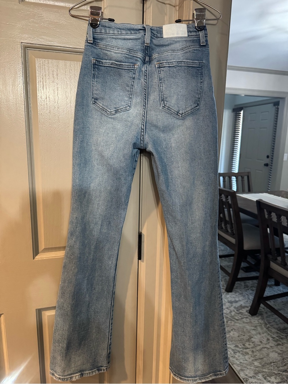 pistola Light Wash Flare Jeans - Picture 2 of 5